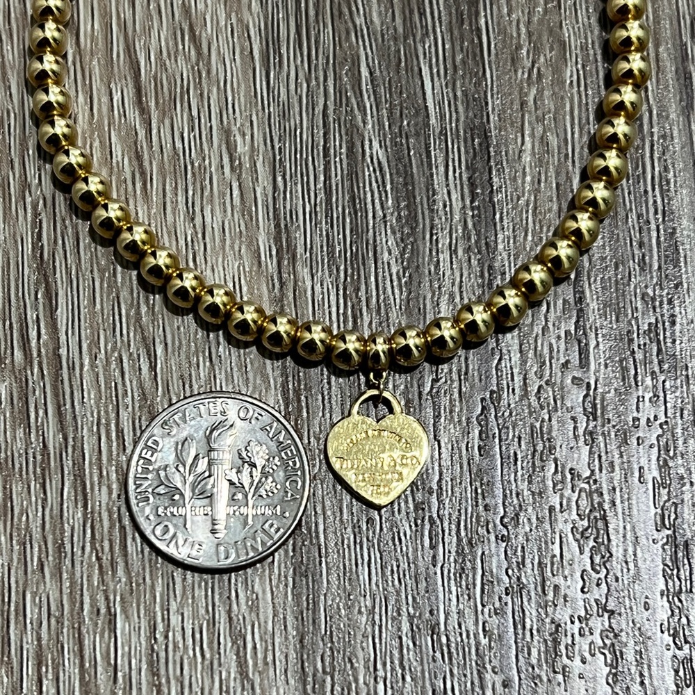 Tiffany & Co. RTT gold bead bracelet - Picture 9 of 10